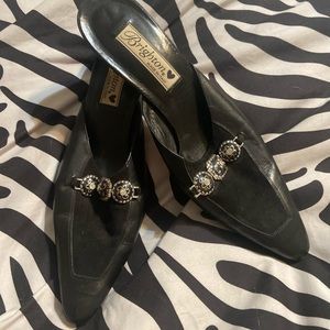 Brighton made in Italy leather slides size 8 1/2